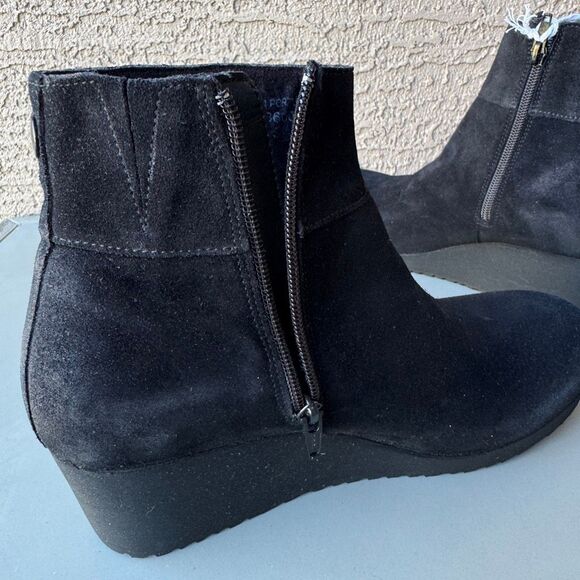 Birkenstock Papillio Ebba Wedge Boots Women’s 9US or 40EU Black Suede Leather - Picture 10 of 14